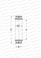 Non-separable, for wire mills, design 2 (FAG)