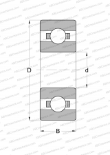Электроизоляционное покрытие INSOCOAT, имеющие покрытие внутреннего кольца (SKF)
