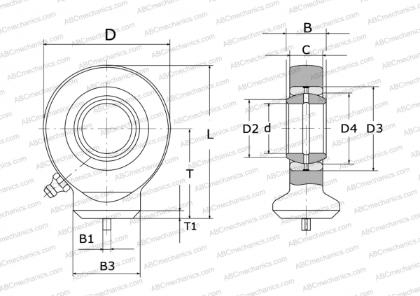 Подшипник GK 40 DO INA