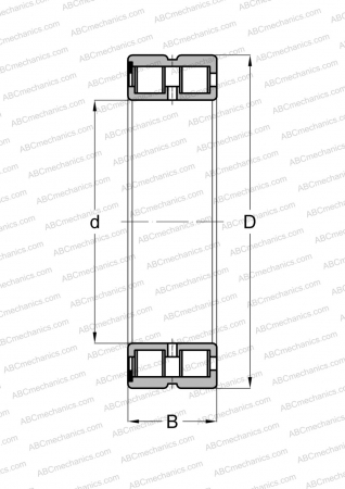 Bearing NNCF 5006V ABC
