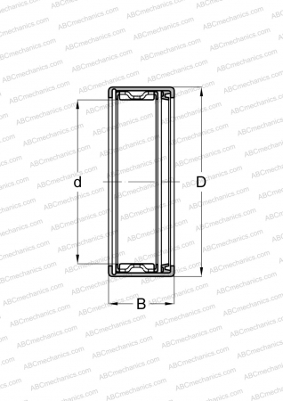 Подшипник HK 0810 RS FAG