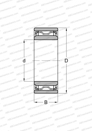 Подшипник NAO 6x17x10 TN SKF