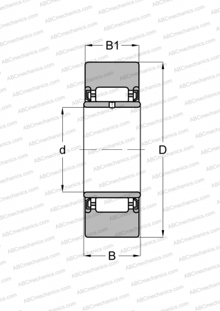 Подшипник NA22/8-X-2RSR INA