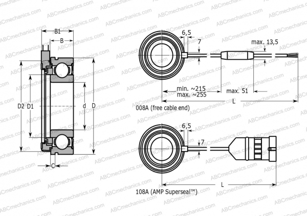 Подшипник BMO-6206/064S2/UA008A SKF