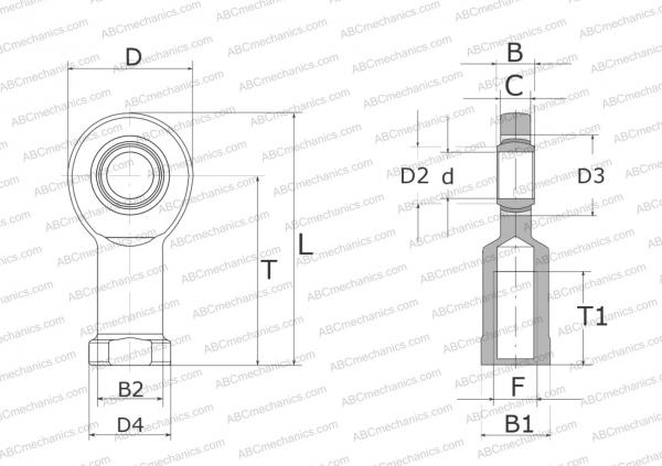 Подшипник SIA 40 TXE-2LS SKF