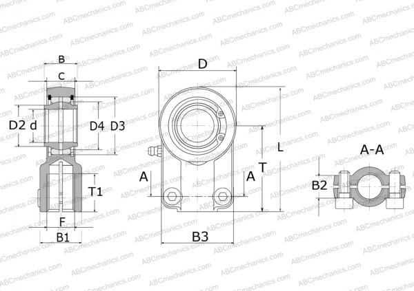 Подшипник SILQG 25 ES SKF