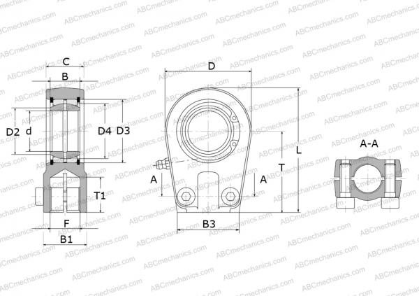 Подшипник SIR 25 ES SKF