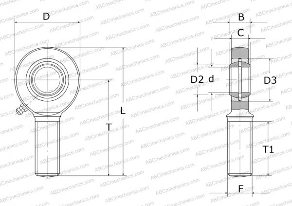 Подшипник SA 30 ES SKF