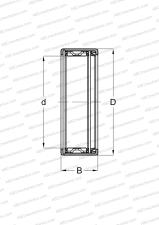 С сепаратором, с уплотнениями RS, метрические, тип FJT, FJHT, FJLT (NSK)