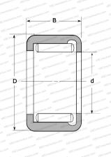 Без сепаратора, миниатюрный, тип DD (NSK)