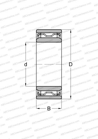 Подшипник NAF 102612 NSK