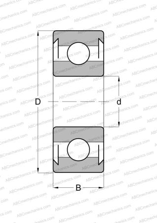 Bearing E2.629-2RSH SKF