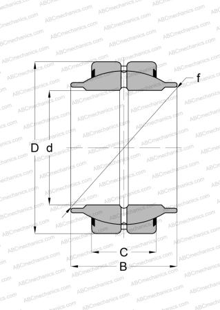 Подшипник GEZM 106 ES-2RS SKF