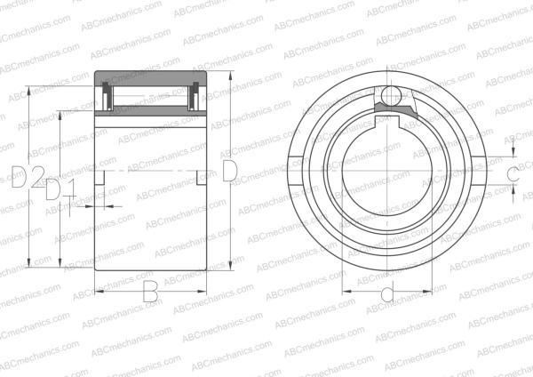 Подшипник REUF8 RENOLD