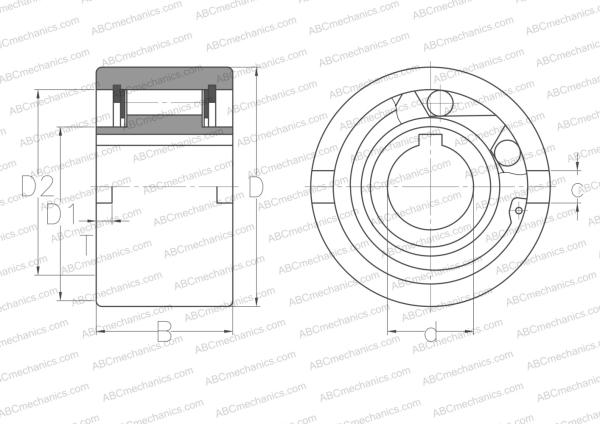 Подшипник VGF12 GMN