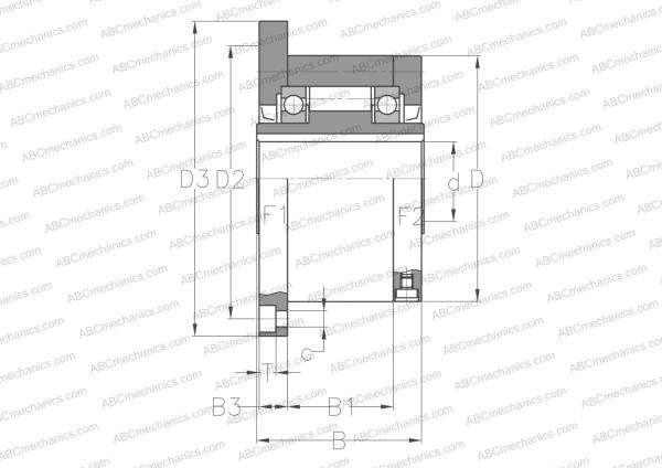 Подшипник MZEU20E1E2 TSUBAKI