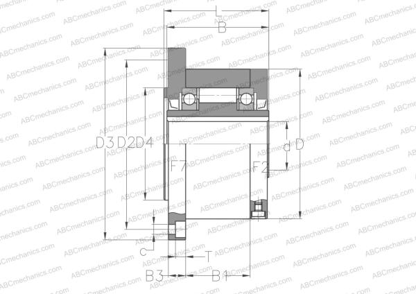 Подшипник GFR 12 F2F7 ABC