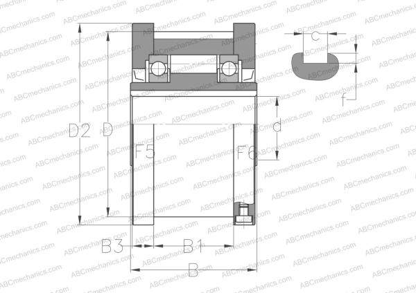 Подшипник VGLP12 F7D7 GMN