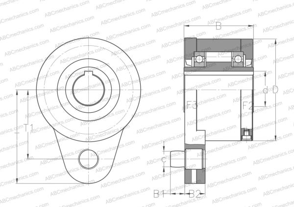 Подшипник GFR 12 F2F3 ABC