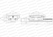 Низкая, стандартная длина каретки, отверстие под монтажный болт, компактная, низкий уровень шума, плавный тип работы