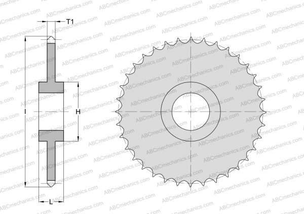 Звездочки PHS 100-1C80 SKF