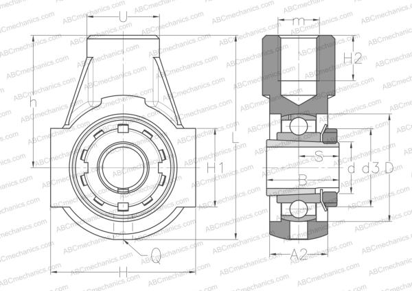 Подшипниковый узел UKEHE206H SNR