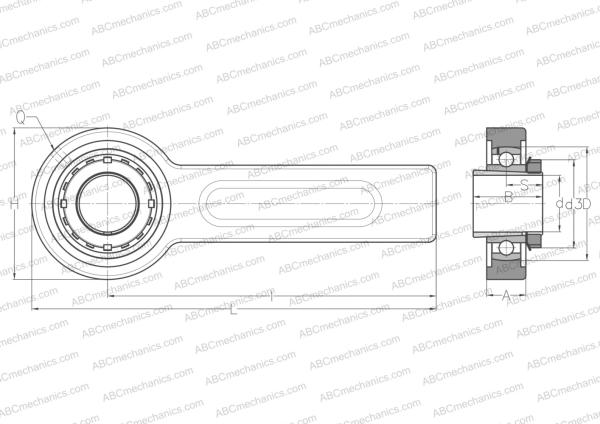 Подшипниковый узел UKSP205H SNR