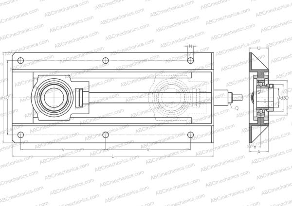 Bearing units EST203+WB SNR